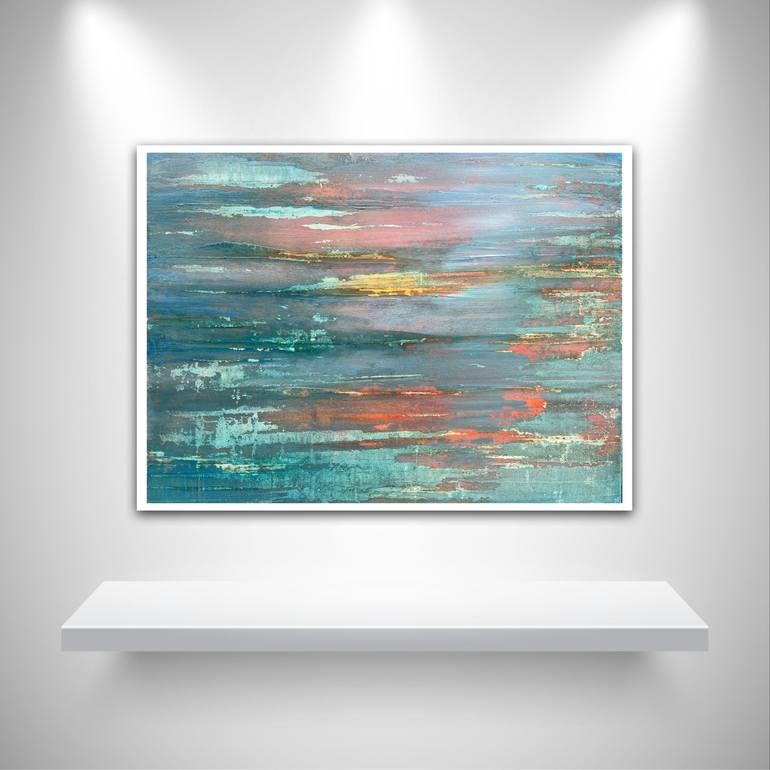 Original Abstract Expressionism Abstract Painting by Suzanne Williams