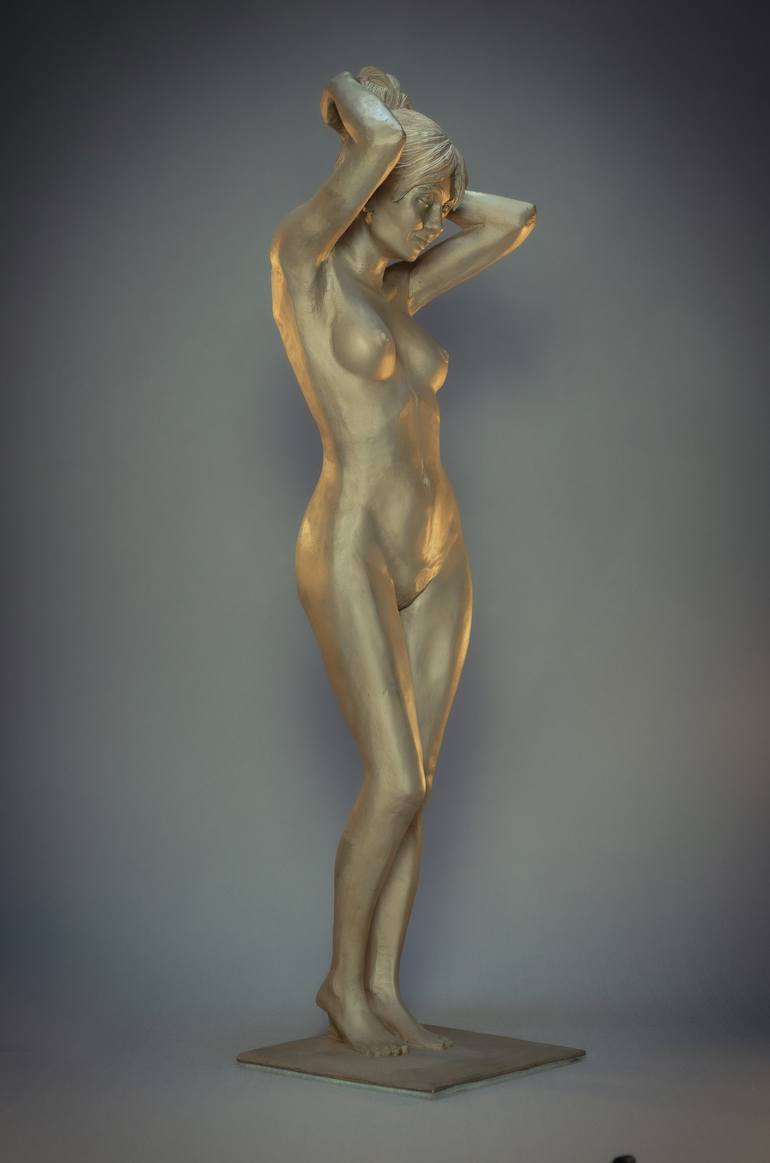 Original Figurative Nude Sculpture by Guy Lafond