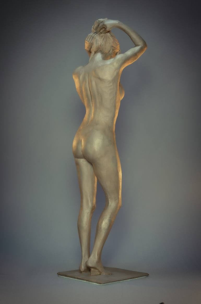 Original Figurative Nude Sculpture by Guy Lafond