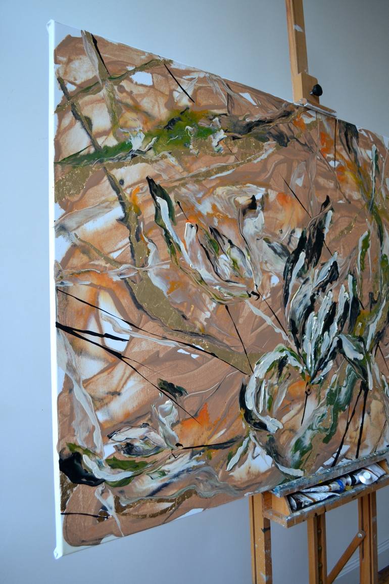 Original Contemporary Abstract Painting by Tetiana and Victoria Hutsul