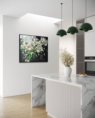 Original Photorealism Floral Paintings by Tetiana And Victoria Hutsul