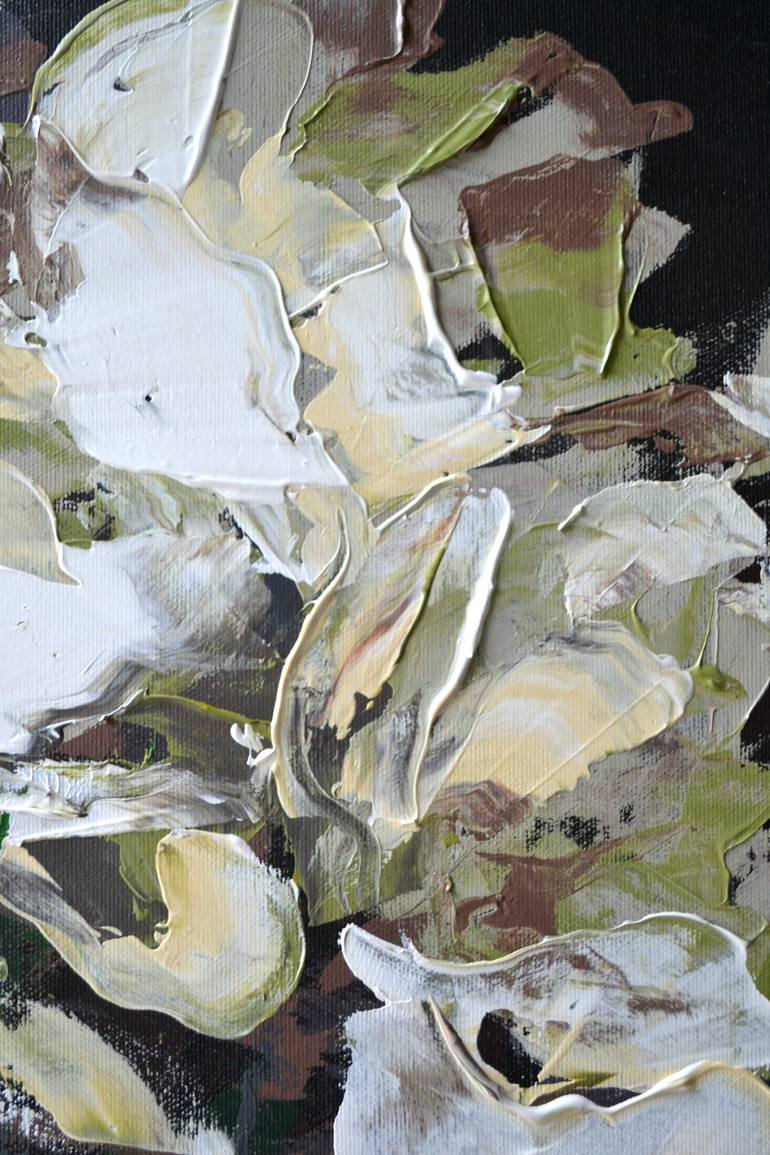 Original Photorealism Floral Painting by Tetiana And Victoria Hutsul