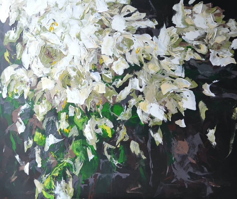 Original Photorealism Floral Painting by Tetiana And Victoria Hutsul