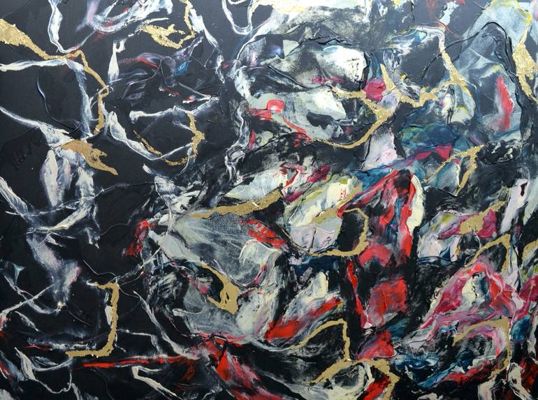 Original Contemporary Floral Painting by Tetiana And Victoria Hutsul