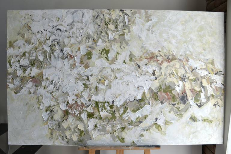 Original Contemporary Floral Painting by Tetiana and Victoria Hutsul