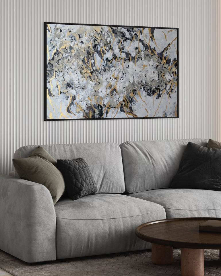 Original Abstract Painting by Tetiana and Victoria Hutsul