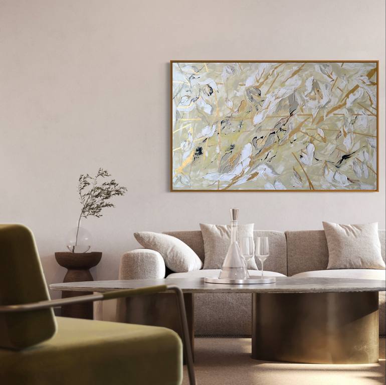 Original Contemporary Floral Painting by Tetiana And Victoria Hutsul