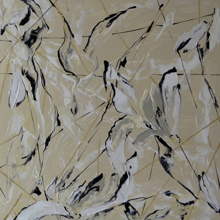 Original Contemporary Floral Painting by Tetiana And Victoria Hutsul