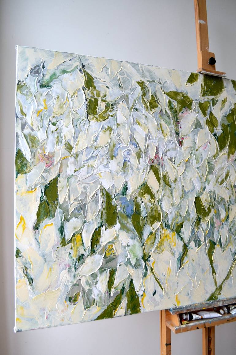 Original Floral Painting by Tetiana and Victoria Hutsul