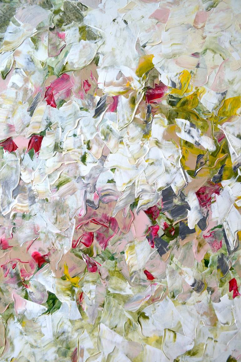 Original Contemporary Floral Painting by Tetiana and Victoria Hutsul