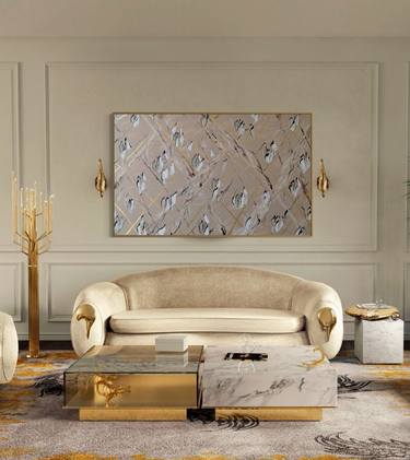 Original Contemporary Floral Paintings by Tetiana And Victoria Hutsul