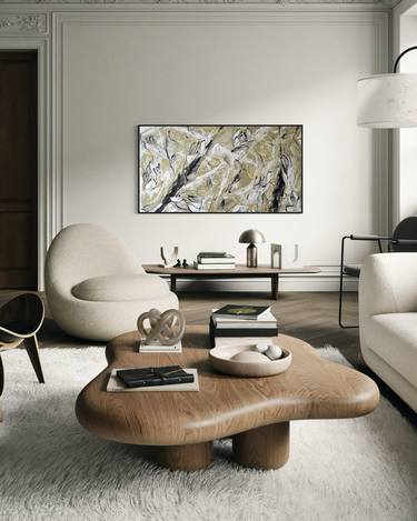 Original Contemporary Abstract Paintings by Tetiana And Victoria Hutsul