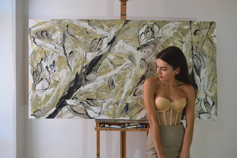 Original Abstract Painting by Tetiana and Victoria Hutsul