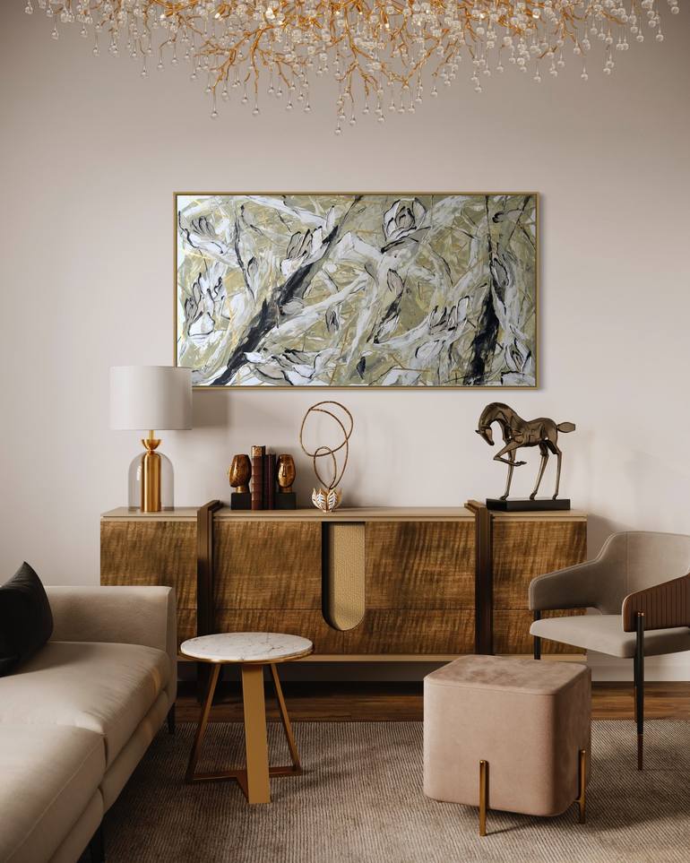 Original Contemporary Abstract Painting by Tetiana and Victoria Hutsul