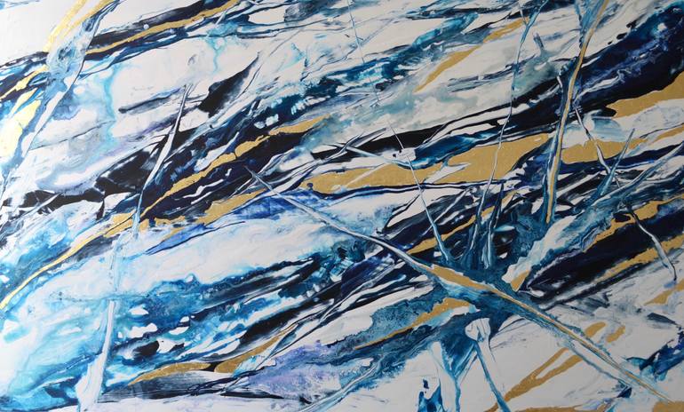 Original Contemporary Abstract Painting by Tetiana And Victoria Hutsul