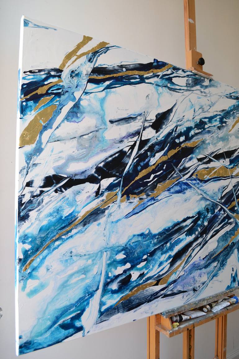 Original Contemporary Abstract Painting by Tetiana And Victoria Hutsul