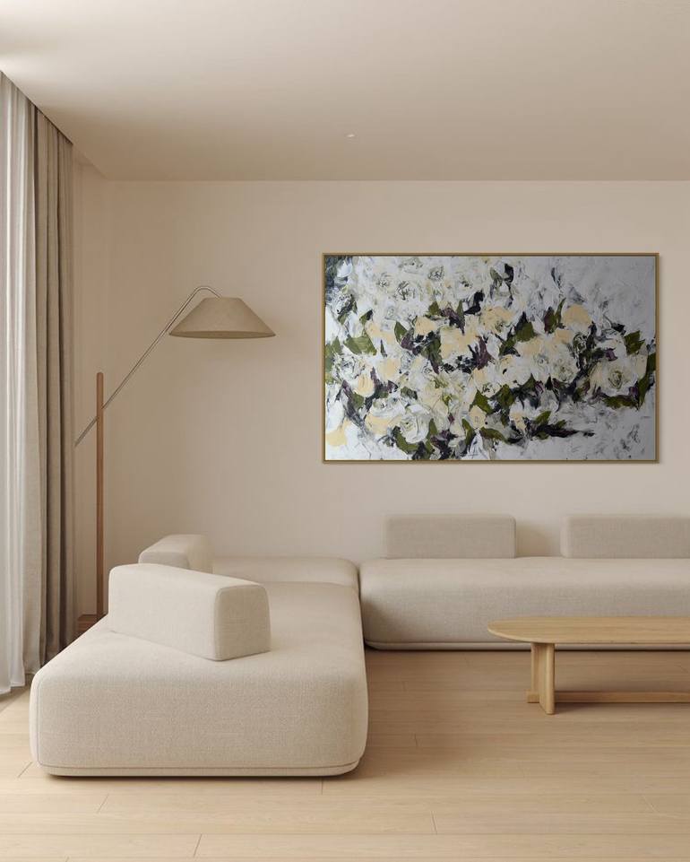 Original Contemporary Floral Paintings by Tetiana And Victoria Hutsul