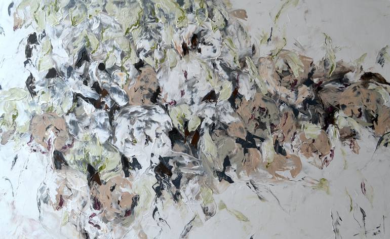 Original Contemporary Floral Painting by Tetiana And Victoria Hutsul