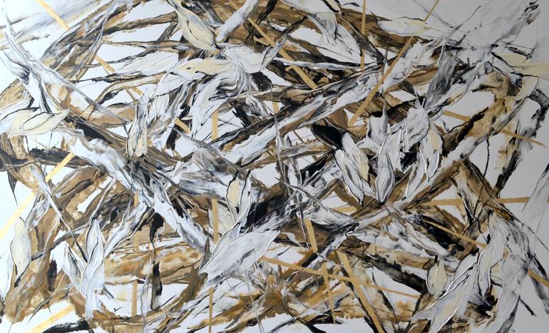 Original Contemporary Abstract Painting by Tetiana And Victoria Hutsul