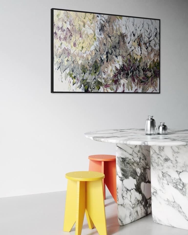 Original Contemporary Floral Painting by Tetiana And Victoria Hutsul