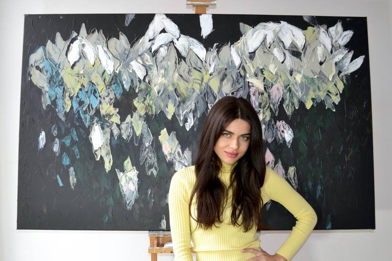 Original Contemporary Floral Painting by Tetiana And Victoria Hutsul