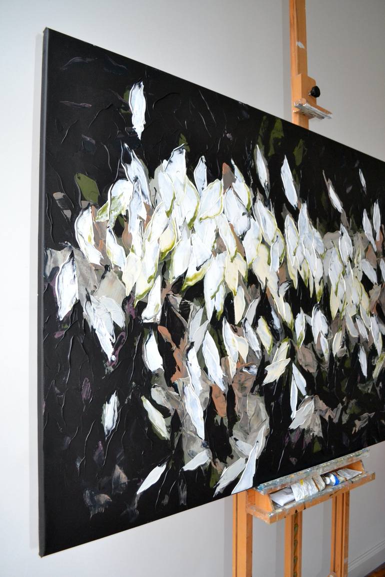 Original Floral Painting by Tetiana and Victoria Hutsul