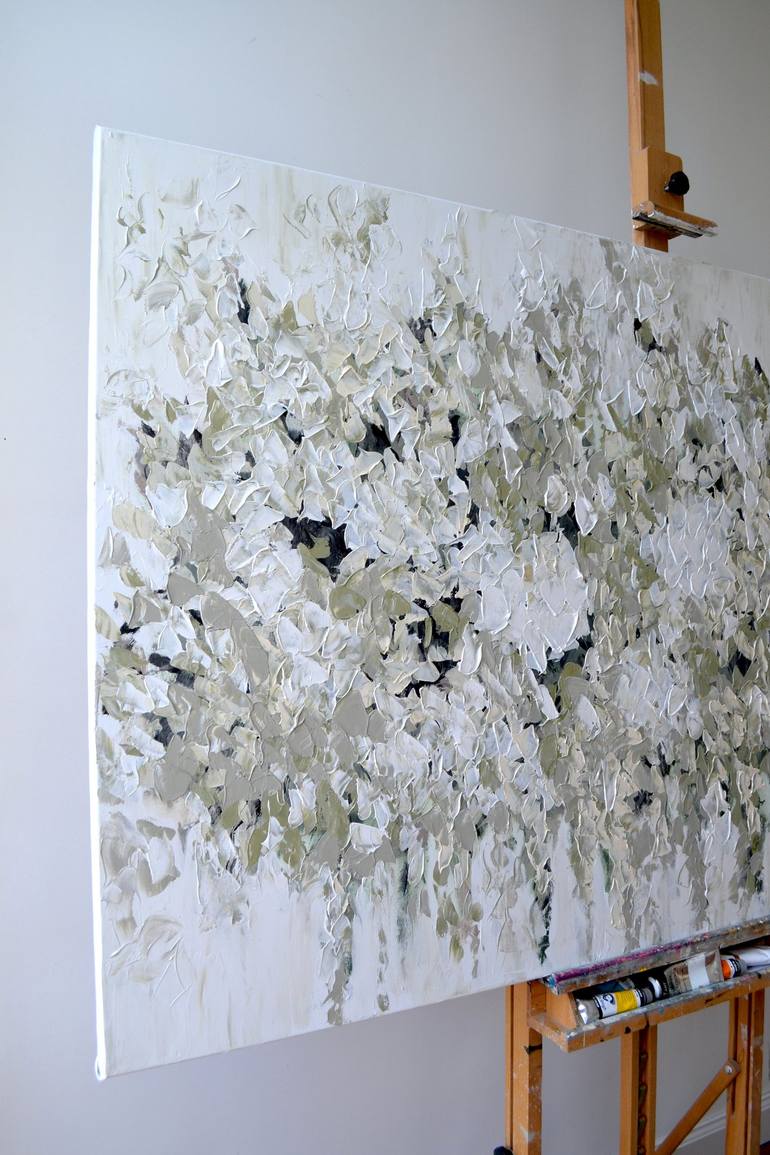 Original Contemporary Floral Painting by Tetiana and Victoria Hutsul