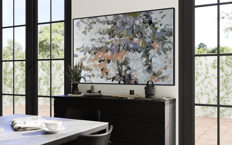 Original Contemporary Floral Painting by Tetiana and Victoria Hutsul