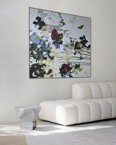 Original Contemporary Floral Paintings by Tetiana and Victoria Hutsul