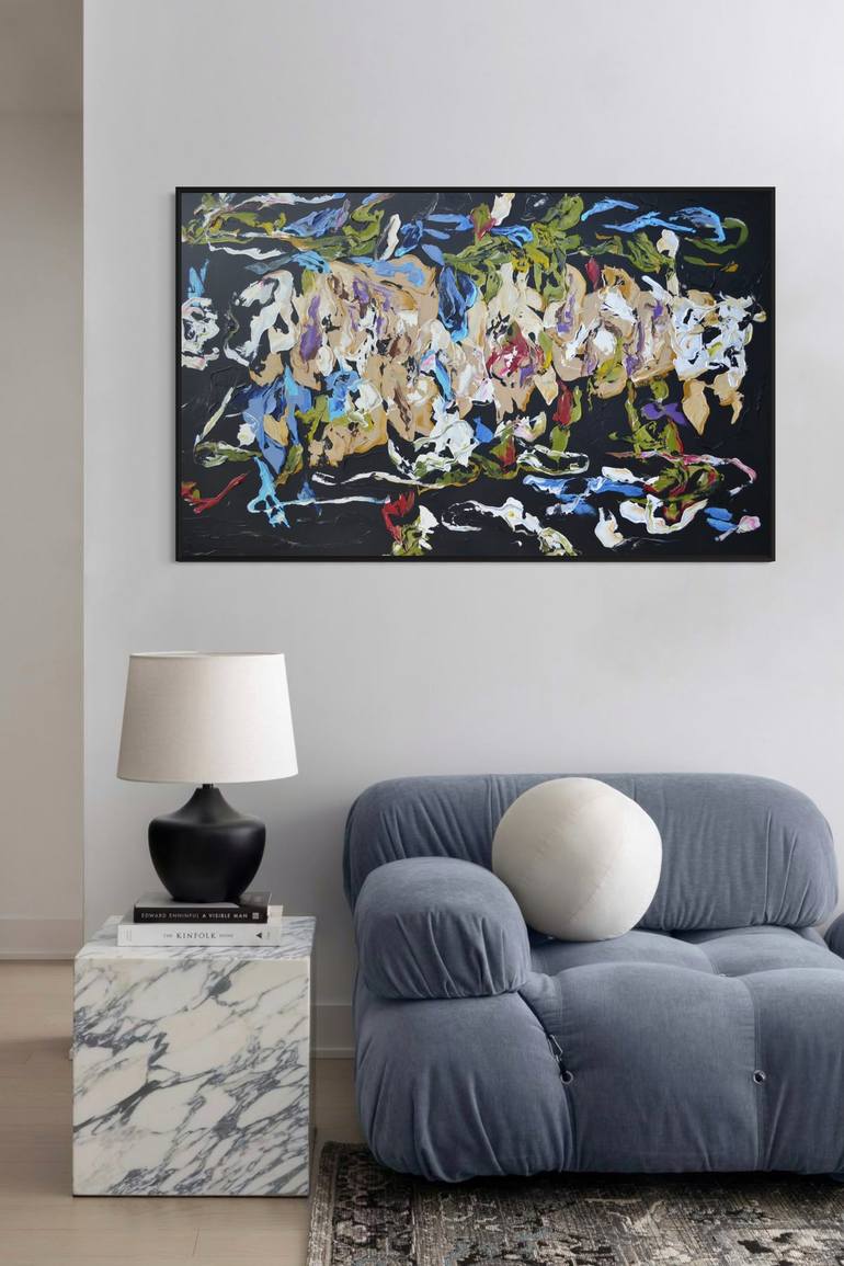 Original Contemporary Floral Paintings by Tetiana And Victoria Hutsul