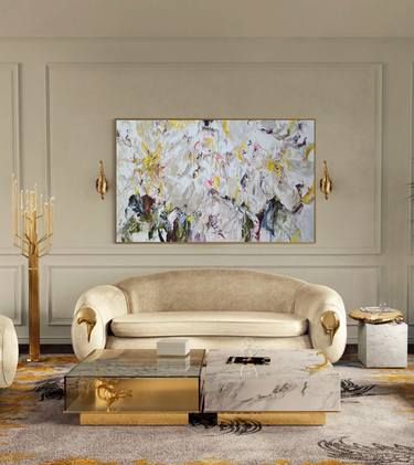 Original Contemporary Floral Paintings by Tetiana and Victoria Hutsul