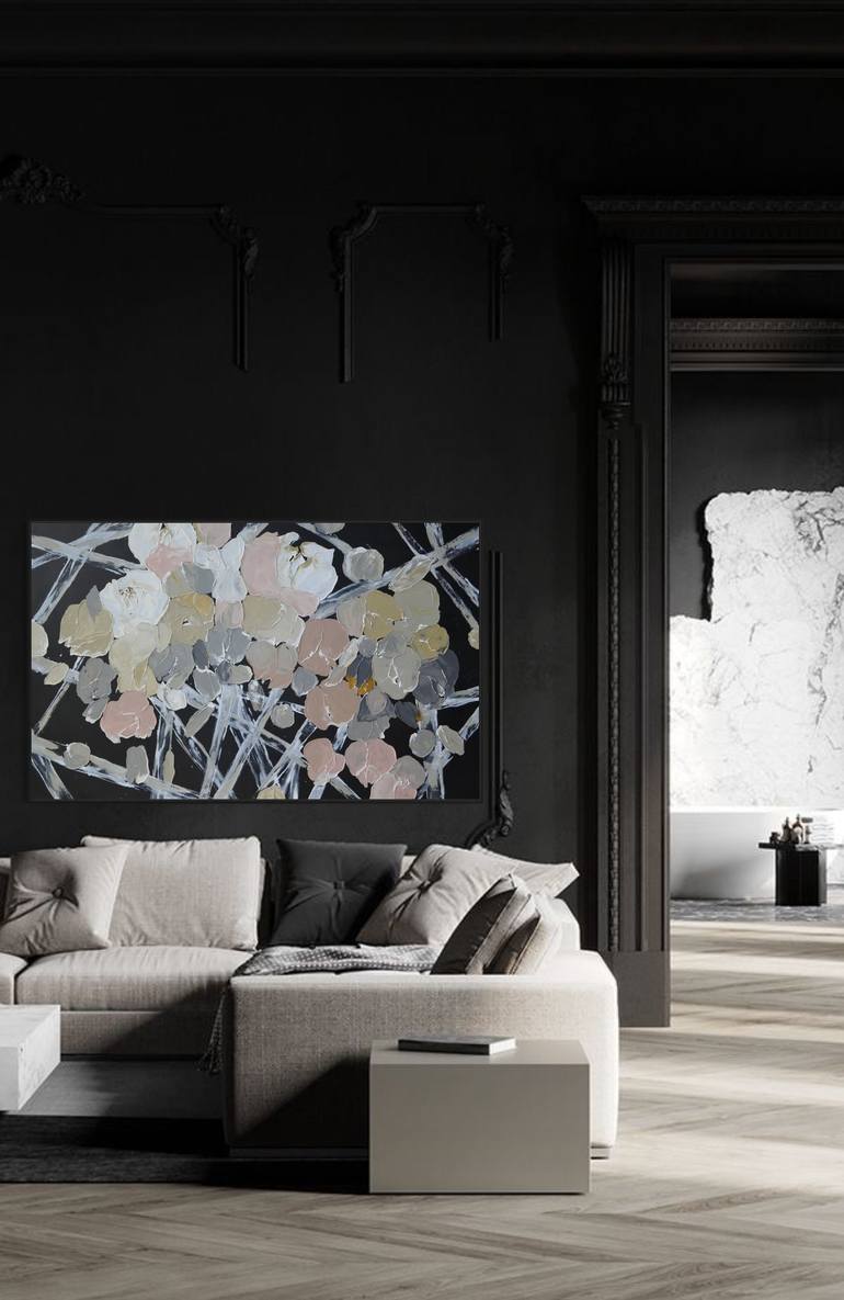 Original Floral Painting by Tetiana and Victoria Hutsul