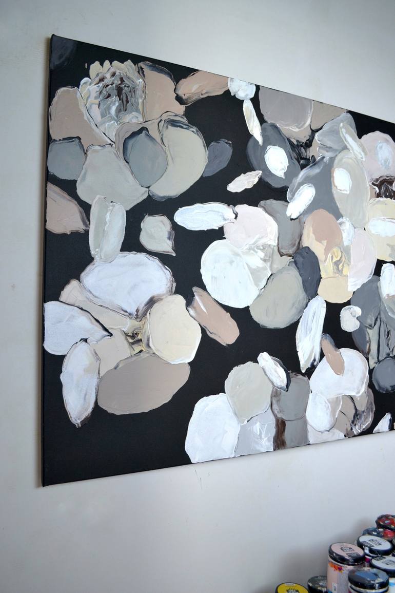 Original Contemporary Floral Painting by Tetiana and Victoria Hutsul