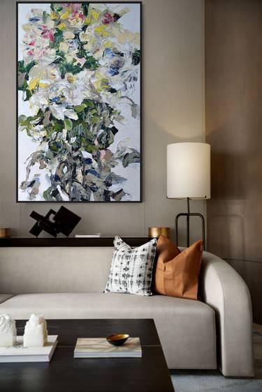Original Modern Floral Paintings by Tetiana and Victoria Hutsul