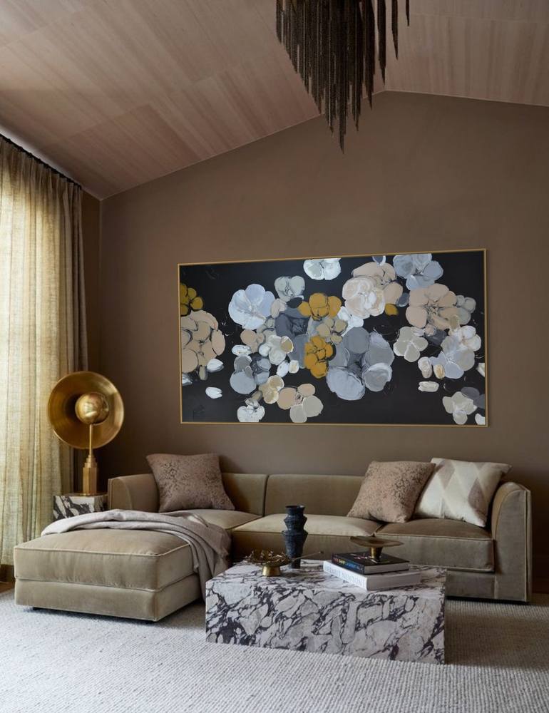 Original Contemporary Floral Paintings by Tetiana And Victoria Hutsul