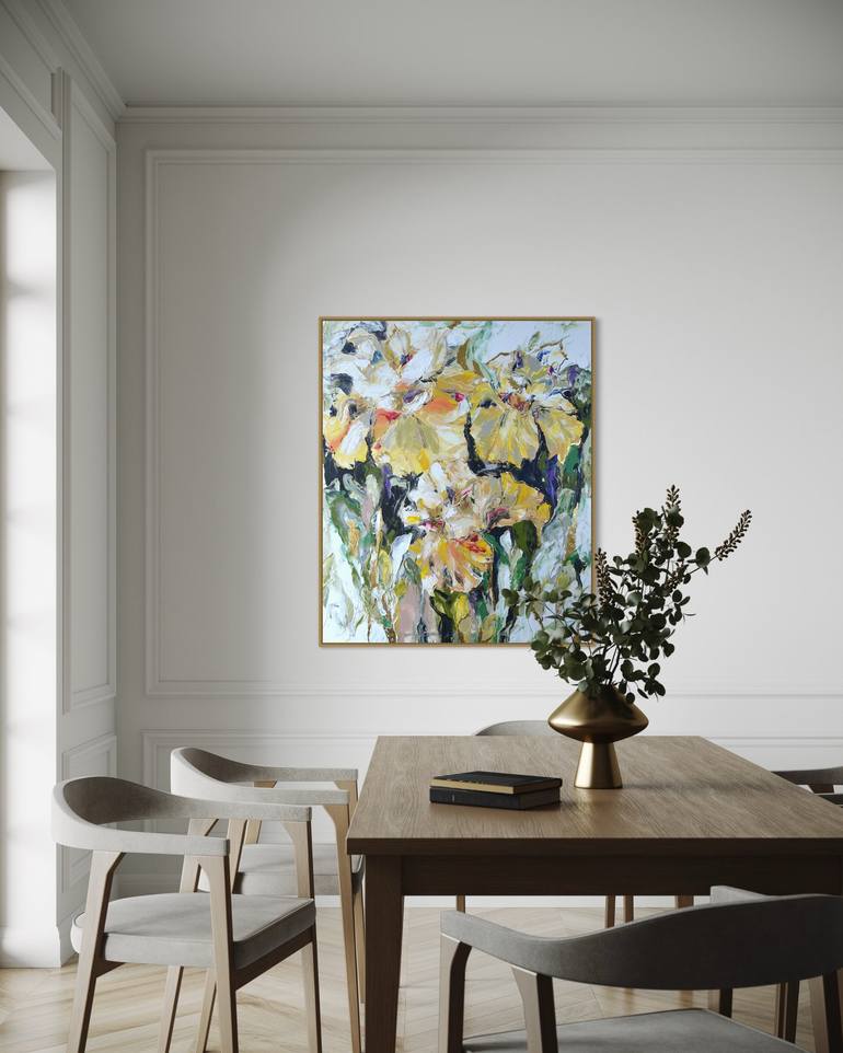 Original Contemporary Floral Paintings by Tetiana And Victoria Hutsul