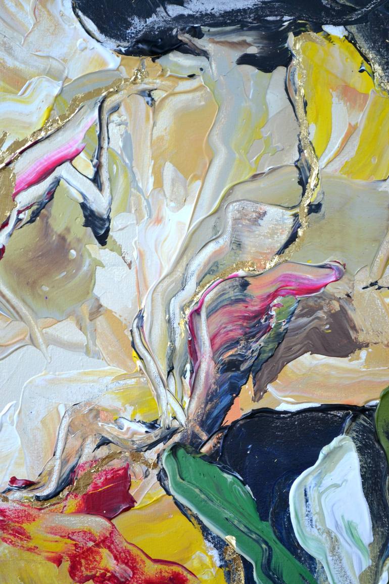 Original Contemporary Floral Painting by Tetiana And Victoria Hutsul
