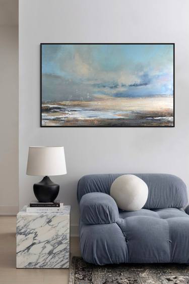 Original Abstract Landscape Paintings by Tetiana And Victoria Hutsul