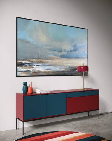 Original Abstract Landscape Paintings by Tetiana And Victoria Hutsul