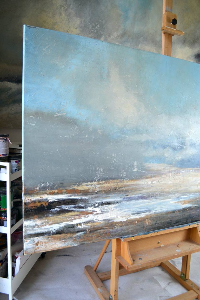 Original Abstract Landscape Painting by Tetiana And Victoria Hutsul