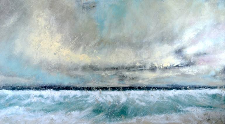 Original Abstract Landscape Painting by Tetiana And Victoria Hutsul