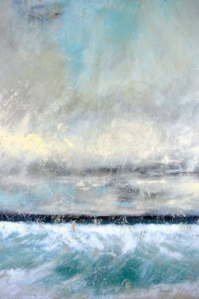 Original Abstract Landscape Painting by Tetiana And Victoria Hutsul