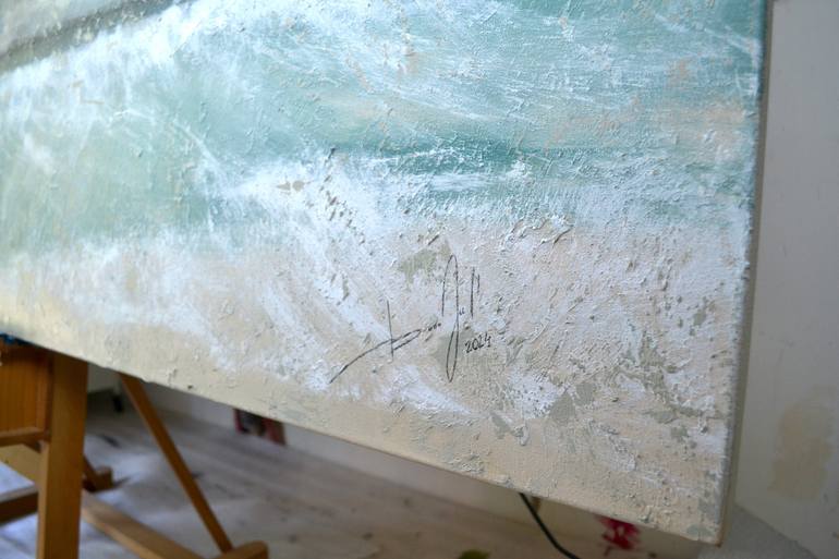 Original Abstract Landscape Painting by Tetiana And Victoria Hutsul
