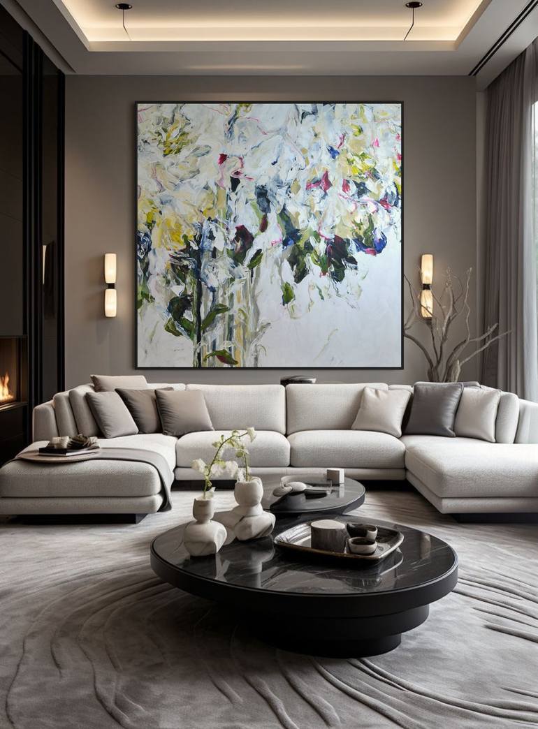 Original Contemporary Floral Paintings by Tetiana And Victoria Hutsul