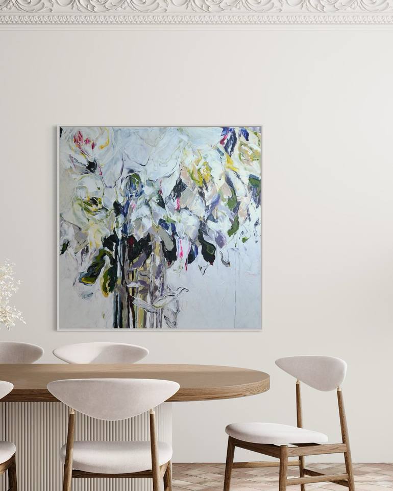 Original Contemporary Floral Paintings by Tetiana And Victoria Hutsul