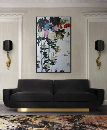 Original Contemporary Floral Paintings by Tetiana and Victoria Hutsul