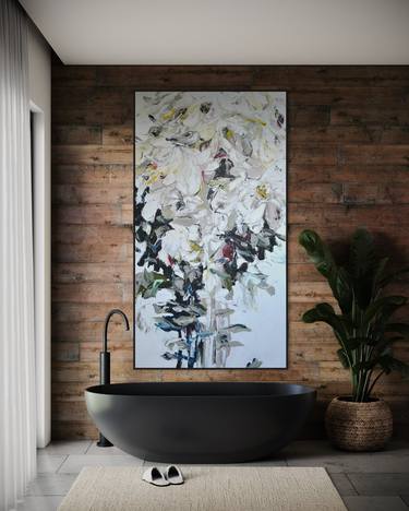 Original Contemporary Floral Paintings by Tetiana And Victoria Hutsul