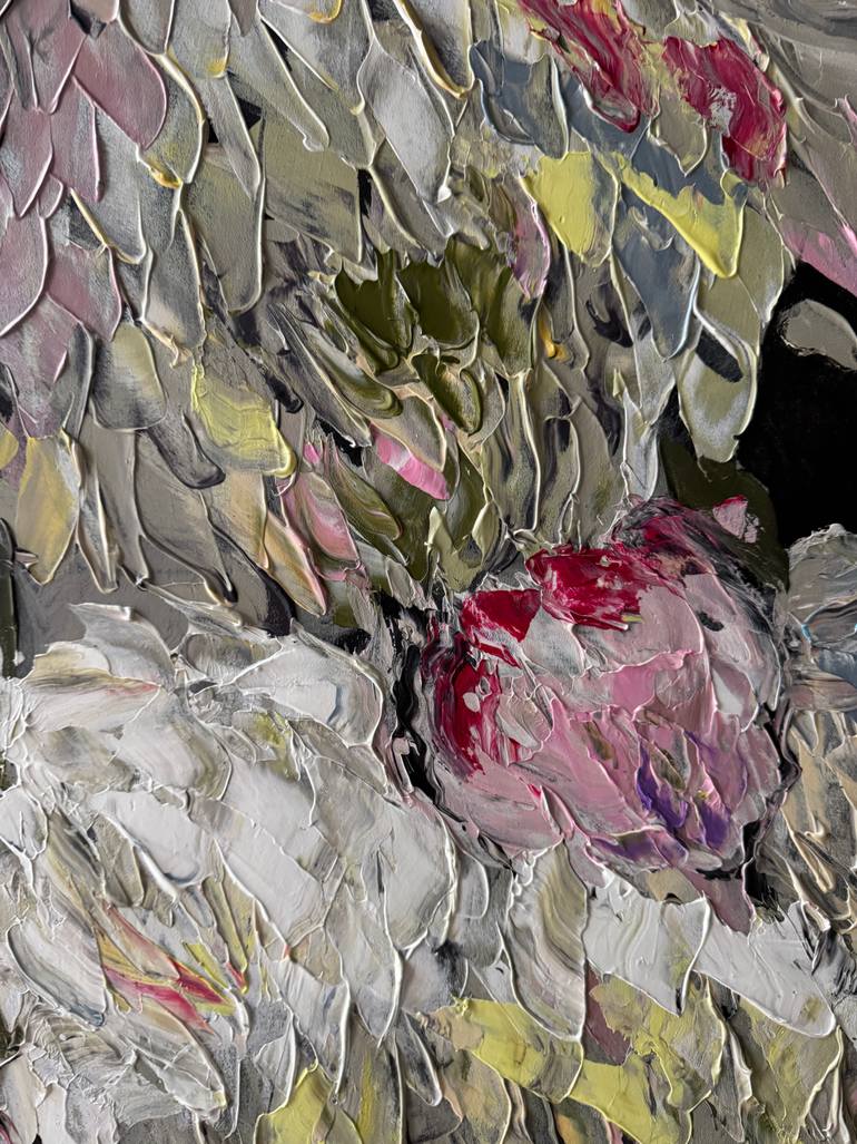 Original Contemporary Floral Painting by Tetiana And Victoria Hutsul