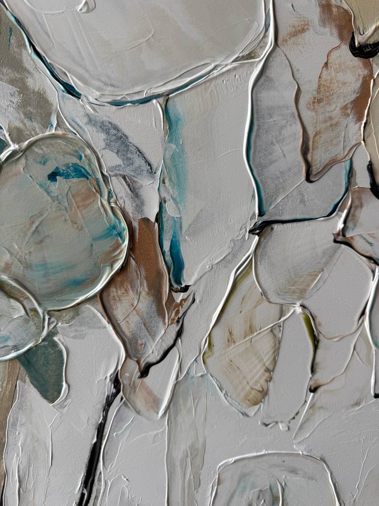 Original Contemporary Floral Painting by Tetiana And Victoria Hutsul