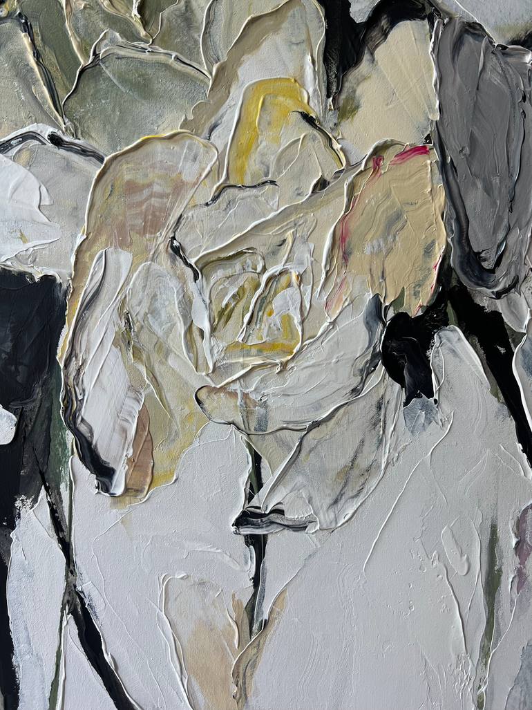 Original Contemporary Floral Painting by Tetiana And Victoria Hutsul